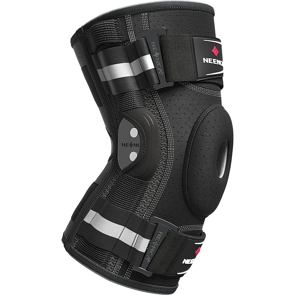 Hinged Knee Brace for Knee Pain Knee Support with Side Stabilizers Joint Pain Relief Arthritis Meniscus Tear ACL PCL